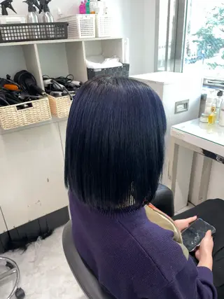 ミディアム カラー ❄最強かわいいカラー ❄️MINA❄️のヘアスタイル