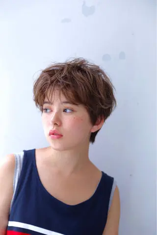 ショート カラー 鈴木 一貴のヘアスタイル