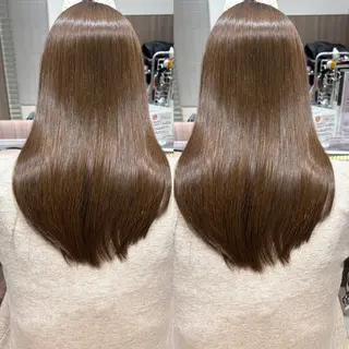 セミロング 髪質改善/メンズパー マ/骨格似合わせのヘアスタイル