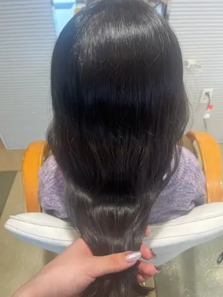 セミロング カラー ベージュカラー⌇﻿ くびれヘア.𐙚心音のヘアスタイル