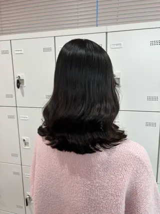 セミロング Wカラー/暖色/べ ージュりく©︎🐝のヘアスタイル