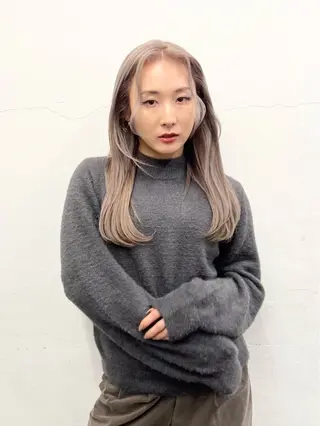 ミディアム カラー HARU//原宿🤍 リピート率NO.1のヘアスタイル