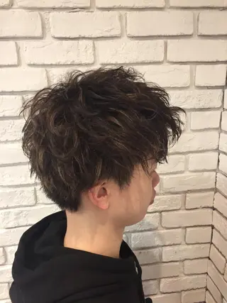 カラー メンズ nisihara kenjiのヘアスタイル