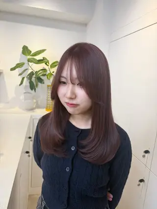 セミロング ♡表参道/透明感 カラー/AOI🪽♡のヘアスタイル