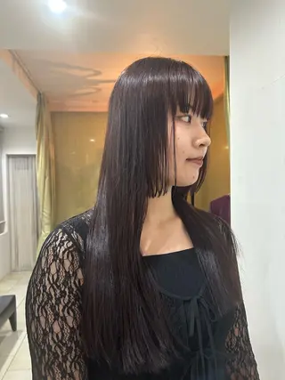 ロング カラー 堀田 柊のヘアスタイル