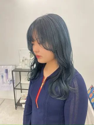 ロング カラー ヘアアレンジ 【Sweep】おじま のぞみのヘアスタイル