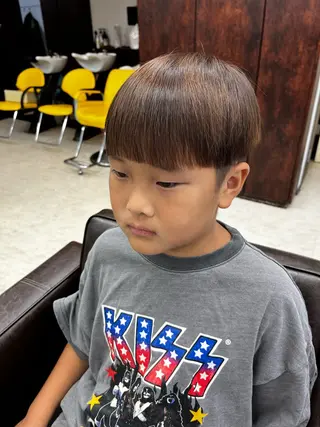 ショート カラー メンズ キッズ Crescere所属・小島 凜のヘアスタイル