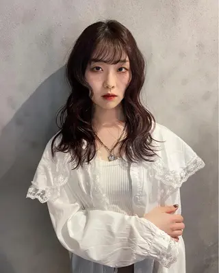 セミロング カラー 229所属・maki @pullnocのヘアスタイル