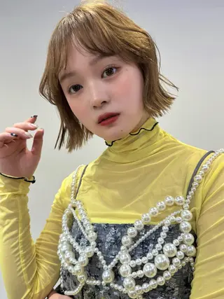 ミディアム カラー ダブルカラー🩰 CHIHIRO👒のヘアスタイル