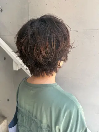 ショート パーマ Cadre新小岩🫧 栗原葵のヘアスタイル