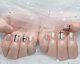 ネイル 𝐲𝐮𝐦𝐢🎀 長さ出しデザイン専門のネイルデザイン