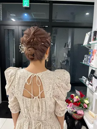 ヘアアレンジ りおな/エクステ /ミルクティーカラーのヘアスタイル