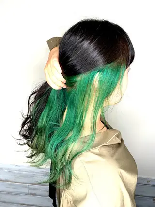 セミロング カラー 櫛部洸貴/ メンズ、ヘットスパのヘアスタイル