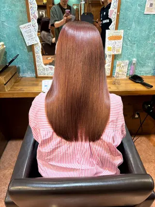 ロング カラー クレドガーデン柏所属・クレドガーデン柏 あやみのヘアスタイル