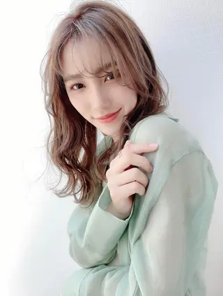 ロング カラー LaBless梅田 🎀坂本リオのヘアスタイル