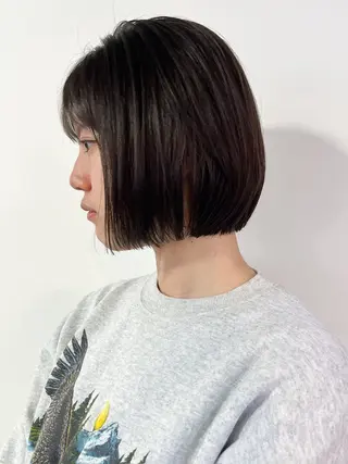 ショート ボブ×縮毛矯正 ryotaのヘアスタイル