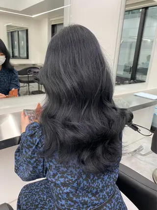 ロング カラー 表参道/透明感カラー /暗髪/ジュキヤのヘアスタイル