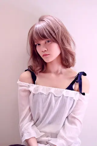 ミディアム カラー 吉祥寺aivee 若手注目スタッフのヘアスタイル