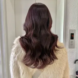 ロング カラー 髪質改善”透け感" カラー/Hono🪞のヘアスタイル