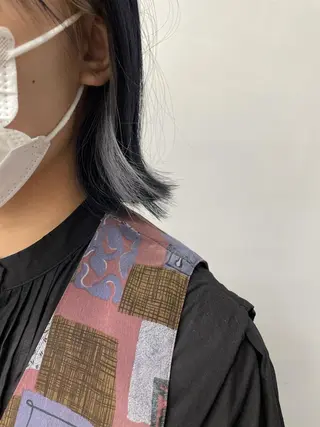 ミディアム カラー ヘアアレンジ salowin新宿East3階所属・艶美髪/髪質改善 /縮毛矯正/木元渓太のヘアスタイル