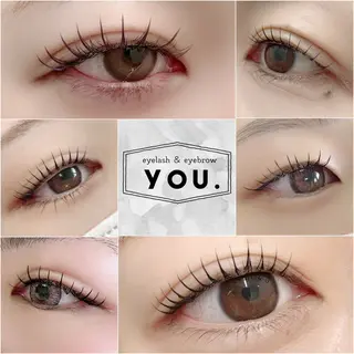 マツエク・マツパ eyelash&ey ebrow　YOU.のマツエク・マツパデザイン