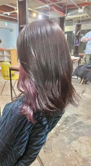 ミディアム カラー La fith hair ray所属・メンズ/パーマ/ ブリーチ/KAITOのヘアスタイル