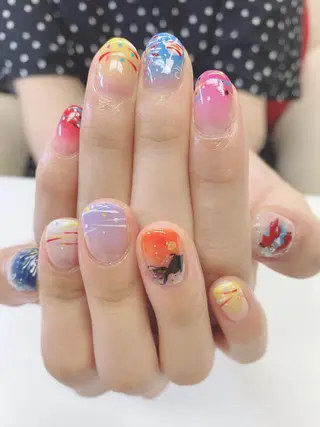 ショート JNA認定講師🌸 RIEのネイルデザイン