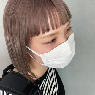 ショート miyu ハイトーン/レイヤーのヘアスタイル