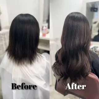 ロング カラー 韓国ヘア🤍髪質改善 🇰🇷AKANEのヘアスタイル
