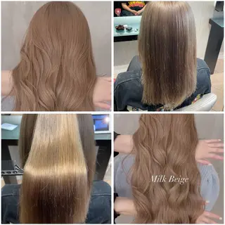 ミディアム カラー 👑艶髪/カラー/ アレンジ/特化👑のヘアスタイル