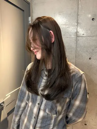 ロング カラー レイヤー/柔色 カラー/SAkiのヘアスタイル