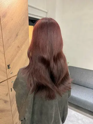 セミロング カラー 髪質改善、全席個室、 錦糸町⭐️原孝嘉のヘアスタイル