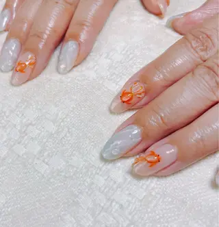 セミロング Nail tutu 【なつき】のネイルデザイン