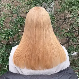 ロング ハイトーン/レイヤー カット/TAKEのヘアスタイル