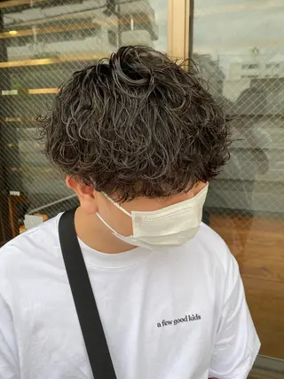 メンズ メンズパーマ/鈴木 雅也/メンズカットのヘアスタイル