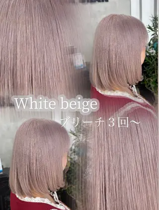 ミディアム 市毛 結菜のヘアスタイル