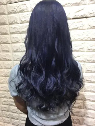 ロング カラー IwAsh大和駅前店所属・IwAsh大和駅前店 河野亜里香のヘアスタイル