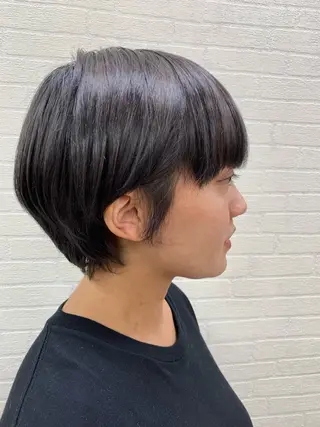 ショート カラー 初めてのショート お任せください✂️のヘアスタイル