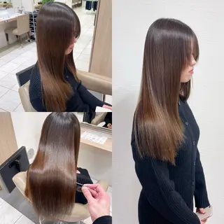 ロング Ash国立店 池田勇一”のヘアスタイル