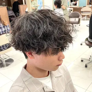 ショート パーマ メンズ 【メンズ特化】 池田大成✂︎のヘアスタイル