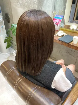 ミディアム ami🍊hair salon soilのヘアスタイル