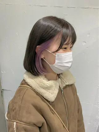 ショート カラー ヘアアレンジ SALOWIN原宿ash店所属・憧れの艶ハイトーンへ 🌙サイダサキのヘアスタイル