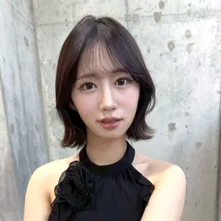 ミディアム カラー 新宿/髪質改善/ボブ 韓国レイヤー大重聖斗のヘアスタイル