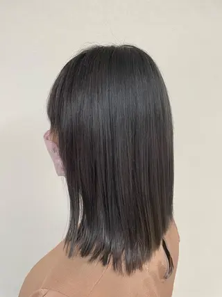 ミディアム カラー 英語ok sohee ソヒ 305号室のヘアスタイル