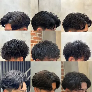 ショート パーマ メンズ ドルクス上野店所属・トミモト アユムのヘアスタイル