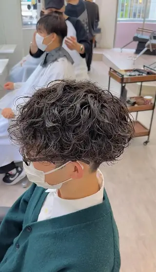 ショート パーマ メンズ dot.グループ指名 No.1橋本滉太のヘアスタイル