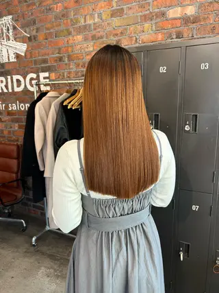 セミロング the BRIDGE 加藤みのりのヘアスタイル