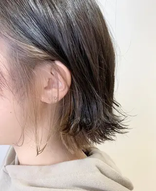 ミディアム カラー box  mico. mutsumiのヘアスタイル