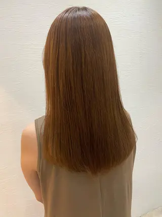 セミロング カラー sora ♡のヘアスタイル