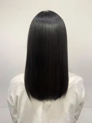 セミロング パーマ 【センターパート/ マッシュ】ryokaのヘアスタイル